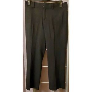 Banana Republic Womens Pants Black Size 8 The Martin Fit Career Pant Wool Blend‎
